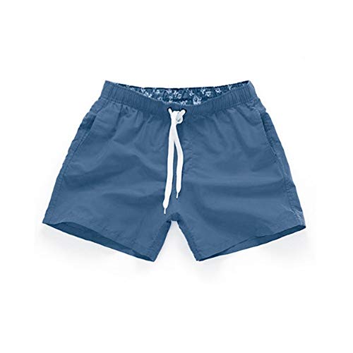 Beach Shorts Men,Navy Blue Men Quick Dry Swimming Shorts Swimwear Men Swimsuit Swim Trunks Bathing Beach Shorts with Pocket Wear Surf Briefs Board Shorts,Picture,S
