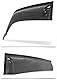 tunez® Regenschutz Fenster Tür Visier Wetterschutz Wetterschutz Windabweiser Kompatibel mit Mitsubishi Shogun Pajero NS NT NW NX Baujahr 2006-2021