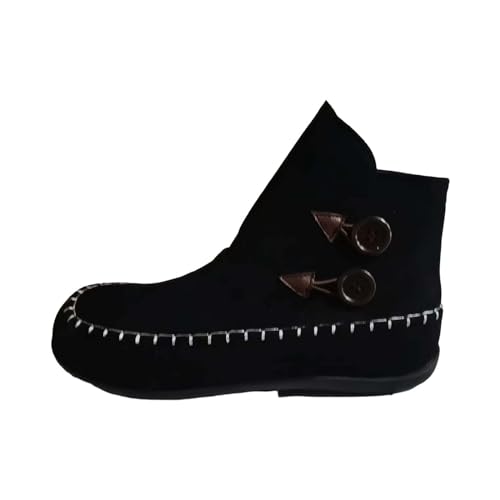 Bottes courtes pour femme avec talon arrière stable contre la fatigue plantaire