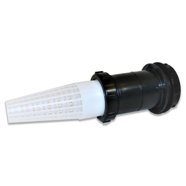 eco-filtration AQUA SURE 56mm/2โณ Removable Strainer Cage & Tank Connector | Pond Filter Intake Guard for 56mm Waste Pipe | 50mm Domestic Waste | Prevents Debris, Media Loss & Fish Ingress