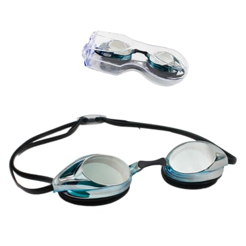 ZYMIADOU Gafas de natación antivaho, impermeables, unisex, prácticas, con marco pequeño, para adultos