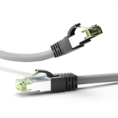 Goobay 55137 CAT 8.1 Patch Cable S/FTP (PiMF) Grey - LSZH Halogen-Free CU Material