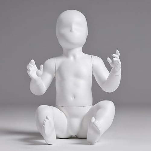 Maniquí de bebé para exhibición de ropa de niños pequeños con estructura articulada