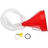 Ciweisah Wide Mouth Oil Funnel Flexible Fuel Funnel with Long Hose Funnels for Automotive Use Car Funnel for Engine Gas Gasoline Diesel Fluid Liquid (1)