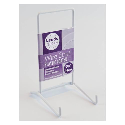 Leeds Display : ST03WL : Wire Strut Stand : White : Medium : 5.5, 14cm : Plate & Bowl Support