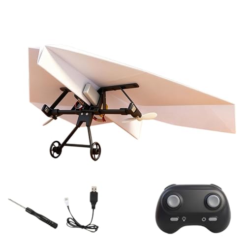 Juguetes de avión voladores DIY: diviértete con este avión de papel con mando a distancia