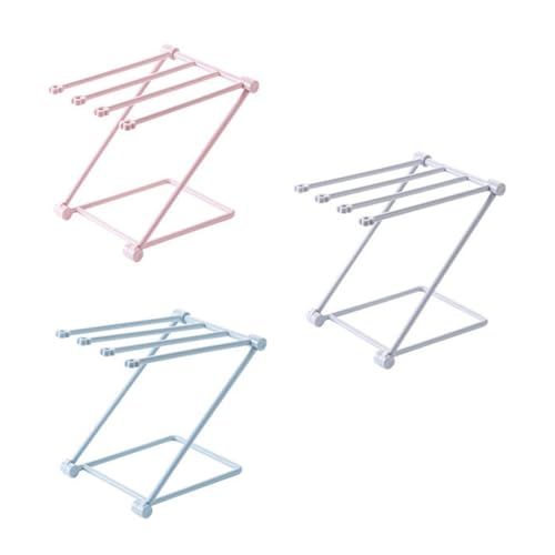 Diheohg Porta strofinacci, supporto verticale pieghevole, supporto per strofinacci da cucina, supporto per asciugamani da cucina