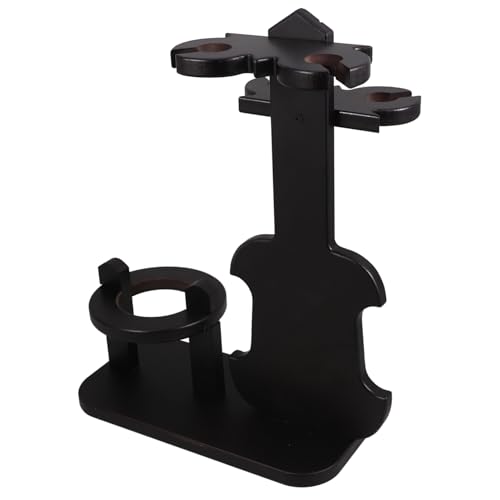 Soporte para botellas de vino de madera para encimera miniatura 1