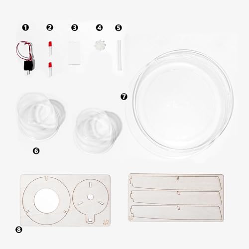 Kit de generador hidroeléctrico – Proyecto científico de turbinas de agua reutilizables | Experimento educativo STEM para estudiantes, niños, escuela y aprendizaje en el hogar - imagen 3