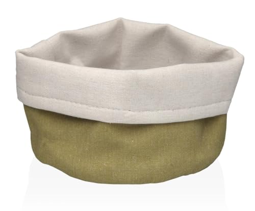 MGE - Panera - Bolsa Pan - Cesta de Tela para Pan - Organizador de Cajones, Armarios y Estantes - Caja de Almacenaje Multiuso - Cesta de Almacenamiento - Diseño 1