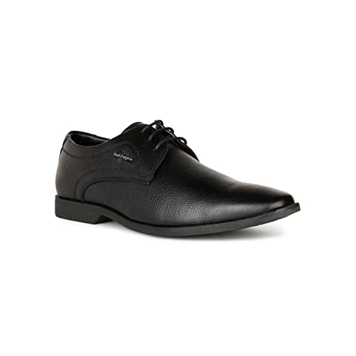 Hush Puppies Men's Aaron Derby Black Leather Formal Shoes-7 (8246872070_8246872)