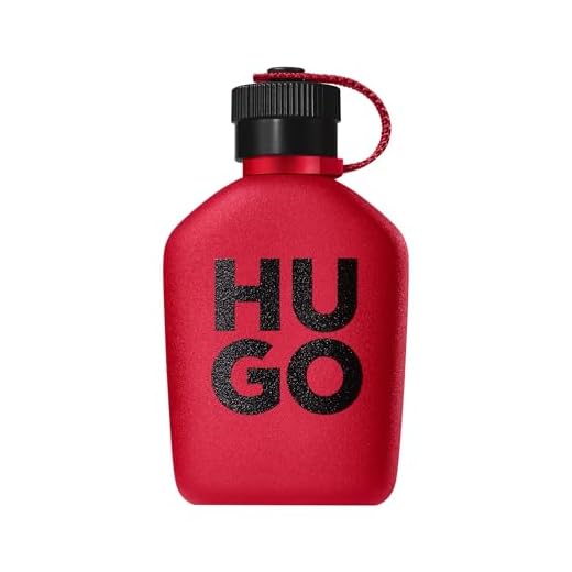 HUGO Intense Eau de Parfum para hombre | Fragancia masculina con notas de manzana roja y cuero rojo | Larga duración | 125 ml