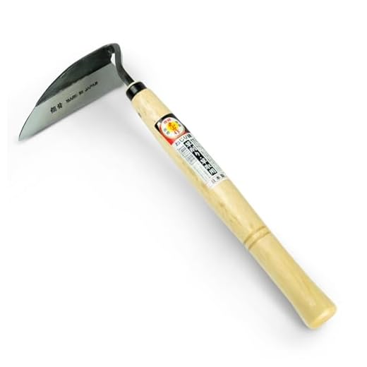 豊稔光山作 Japanese Garden Tools Very Sharp Edge, Weeding Tools Gardening, Japanese Weeding Sickle, Machete for Clearing Brush - Made in Japan
