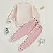 YINGISFITM Toddler Boy Girl Outfit Long Sleeve Golf Cart Sweatshirt + Jogger Pants Sets Baby Boys Girls Fall Winter Clothes (Pink-Golf Cart, 2-3T)