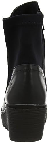 FLY London Womens Yuan Casual Winter Wedges Fashion Leather Ankle Boots - Black - 11 | Image 2
