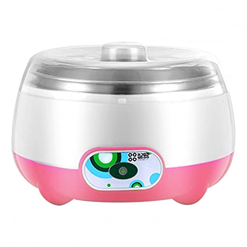 Yogurt Maker Machine, Household Appliances Automatic Fermented Yogurt Maker Stainless Steel, Durable Diy Breakfast Machine, Diy Breakfast Baby, Kids, Home Organic Use (Pink) #TOP4