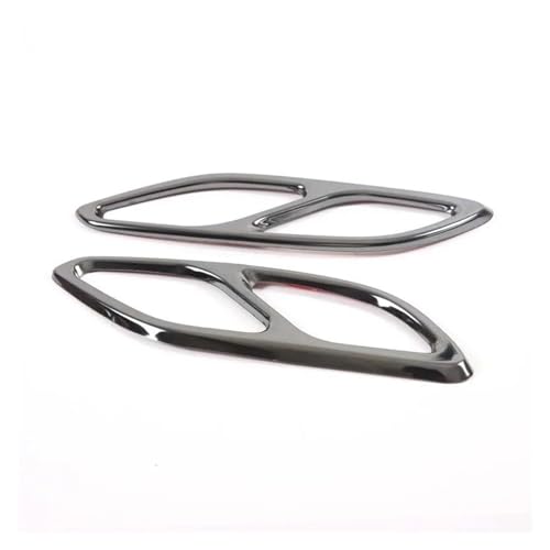 Tubo de escape para CLA W118 2020-2023 en acero inoxidable negro cubierta decorativa de coche