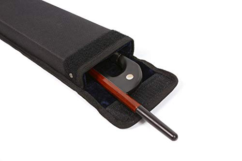 Yinfente Upright Double Bass Bow Case For One French German Bass Bow Bag With Shoulder Strap (Black) #TOP14