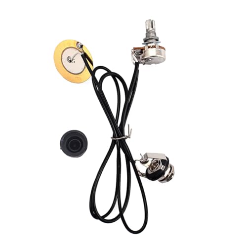 ULDIGI 27mm B500k Guitar Pickup Piezo Transducer Potentiometer Amplifier for Acoustic Instruments