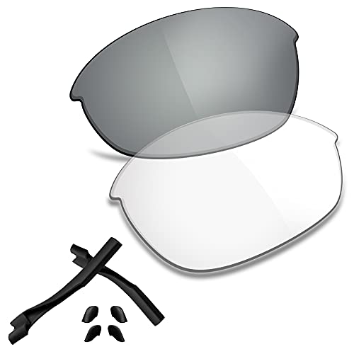 Image of Polarized Replacement Lenses & Rubber Kits for Oakley Half Jacket 2.0 OO9144 Sunglass