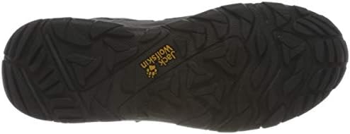Jack Wolfskin MTN Attack 3 Texapore Mid K Hiking Boot, Black/Burly Yellow XT, 12 US Unisex Big Kid | Image 3