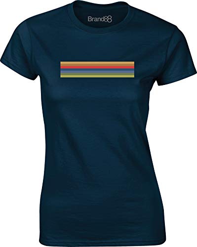 Brand88 The Doctor's Shirt, Ladies T-Shirt - Navy XL = 12-14