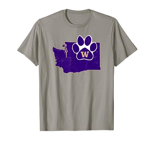 University of Washington Huskies State Shape T-Shirt