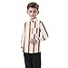 Boys' Shirts Casual Long Sleeve Vacation Shirts with Pocket Striped Printed Cute Kids Button Down Shirts 2026 Spring