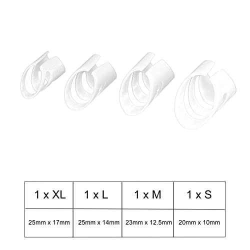 sourcing map Guitare Doigt Médiators XL L M S Dimension Blanc avec Rangement Boîte pour Guitare Basse Ukulélé Paquet de… - Les Beatles, Paul McCartney, John Lennon, RIngo Starr, George Harrison sourcing map Guitare Doigt Médiators XL L M S Dimension Blanc avec Rangement Boîte pour Guitare Basse Ukulélé Paquet de… – Image 3