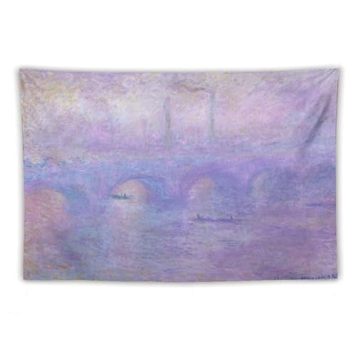 Waterloo Bridge in Fog, 1899-1901 by Claude Monet Wall Art Prints Poster �E�H�[���A�[�g �������� �^�y�X�g���[ �x�b�h���[�� �|�X�^�[ ���r���O �ǂ̊G40"x60"