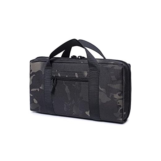 binboll Tactical Bag Pistol Case Shockproof Protection Handgun Holder Handgun Bag Magazine Pouch (MW Camouflage)