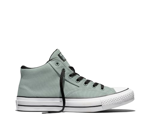 Image of Converse, Unisex, Chuck Taylor All Star Malden Street Mid Top Sneakers, Pavemint /Black /White, Men's 14, Women's 16 Medium