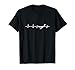 Fantastischer Pilot Heartbeat Fliegendes Flugzeug T-Shirt