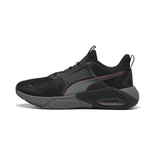 Puma Unisex X-Cell Nova FsRoad Laufschuh, Puma Schwarz Cool Dark Gray Team Regal Red, 40.5 EU – Ansicht 1