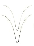 HAND 7' Large Curved Body Form Shaped V Wires for Bras, Corsets and Dresses 17.5cmH x 19.5cmW - 2...