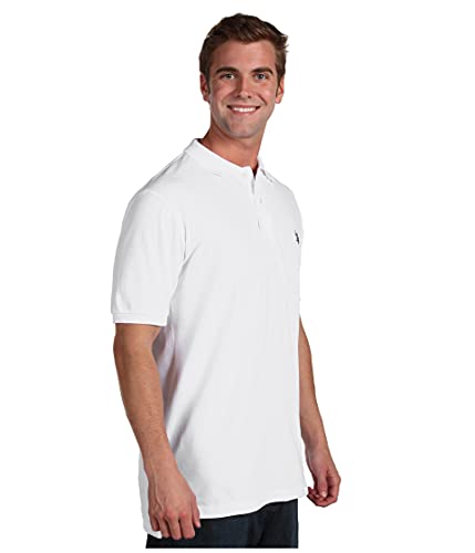 Image of U.S. POLO ASSN. Men Cotton Regular Fit Solid Polo With Small Pony