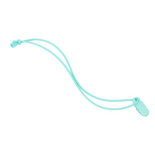 Qudinip Clip para Amplificador Auditivo con Cuerda Antipérdida y Caja de Almacenamiento para Personas Mayores, Niños, Silicona Duradera, 1 Unidad