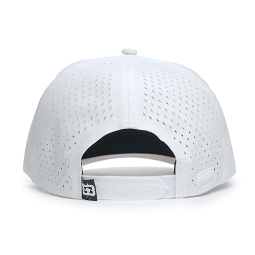 Image of BRIMZ Golf Performance Hat - Tee Holder & Magnetic Brim - Breathable Sweat & Water Resistant Golfing Snapback Cap