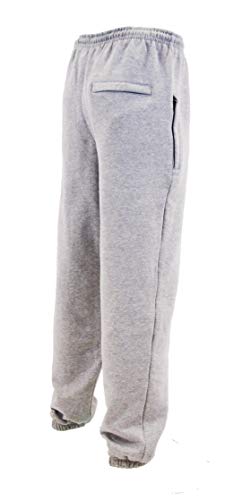 Skytex UK - Pantalones de chándal en tela de forro polar para hombre (tallas S a 8XL, 4 colores) Gris Greymarl 5XL