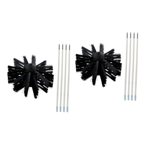 IMIKEYA 2 Ensembles Brosse de cheminée en Nylon balayette cheminée balayette cheminee Nettoyage de Conduit Brosse de Nettoyage de cheminée Brosse Nettoyage brosses à Cheveux Vide détergent
