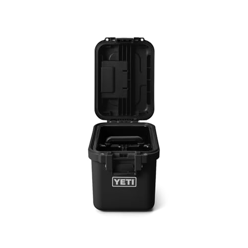Image of YETI LoadOut 15 GoBox Divided Waterproof Cargo Case, Dry Box, Camera Case, Fishing Tackle Box, Black