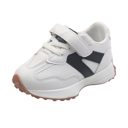 Kids PU Leather Casual Sneakers Outdoor Athletic Running Tennis Shoes for Boys Girls