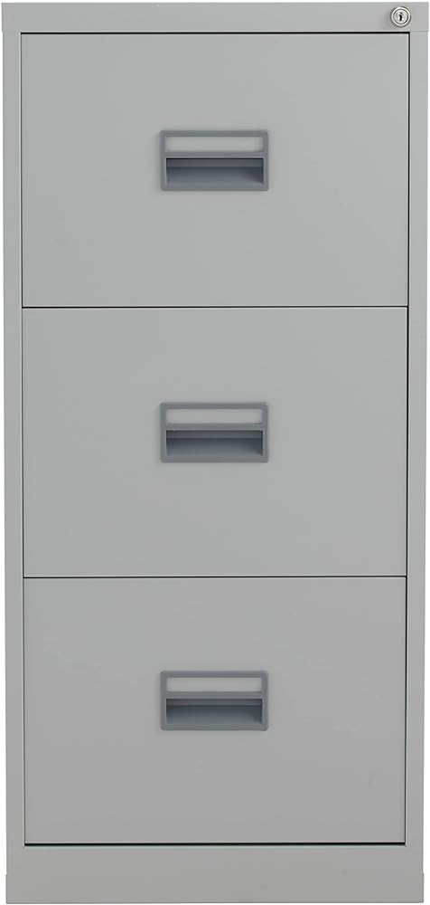 Archivador de acero resistente con cerradura, diseño totalmente soldado, capacidad de 40 kg, ideal para la organización del hogar y la oficina