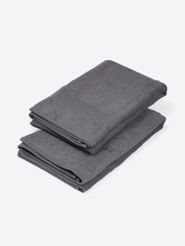 Image of MOCA by Monte Carlo Cotton 380 GSM Bath Towel (140 x 70 CM) - Grey
