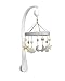 Mamas & Papas Welcome To The World Musical Cot/Cotbed Mobile, Soothing Lullaby Music, Cloud and Star Design, White