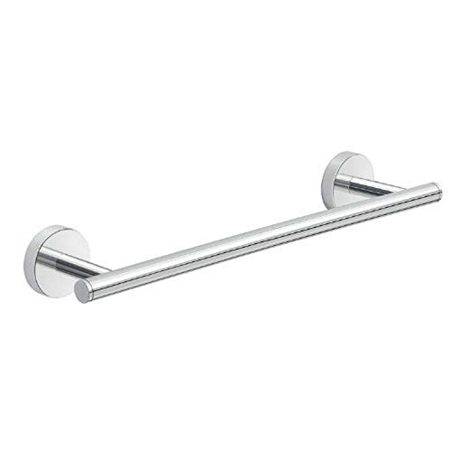 Gedy 2321-35-13 Eros Polished Rounded Towel Bar, Chrome, 14"