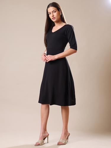 Image of PURVAJA Women's Fit & Flare Mini Dress (Bely-033-040)