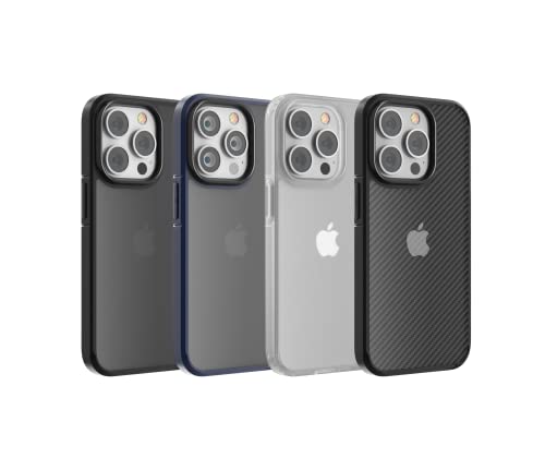 Coque iPhone 14 Pro Max Devia antichoc transparente mate - 3