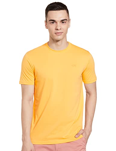 Image of Max Men's Cotton Regular Fit Half Sleeves Crew Neck Solid Lounge T-Shirt