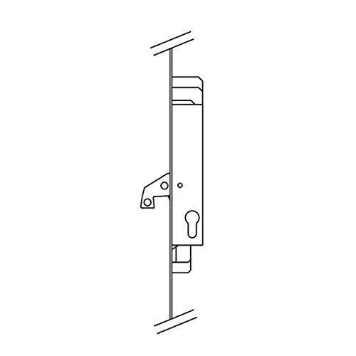 Tesa Assa Abloy 2231l63ai Lock monopunto for Profiles Metal, Stainless Steel, 26mm - Image 3